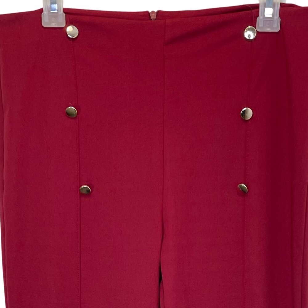 Women Burgundy Pants Size XL - Picture 4 of 4